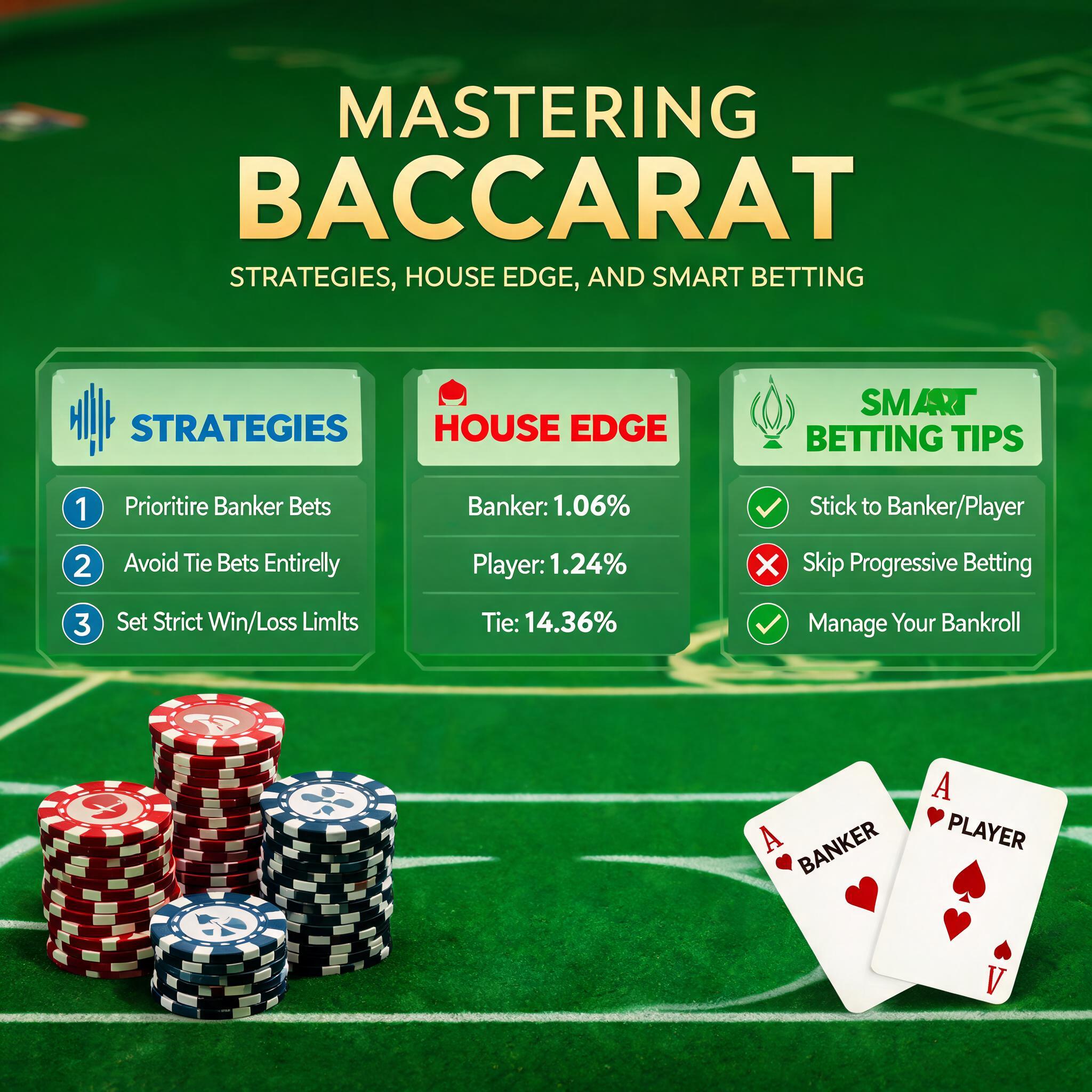 Mastering Baccarat: Strategies, House Edge, and Smart Betting Mastering Baccarat