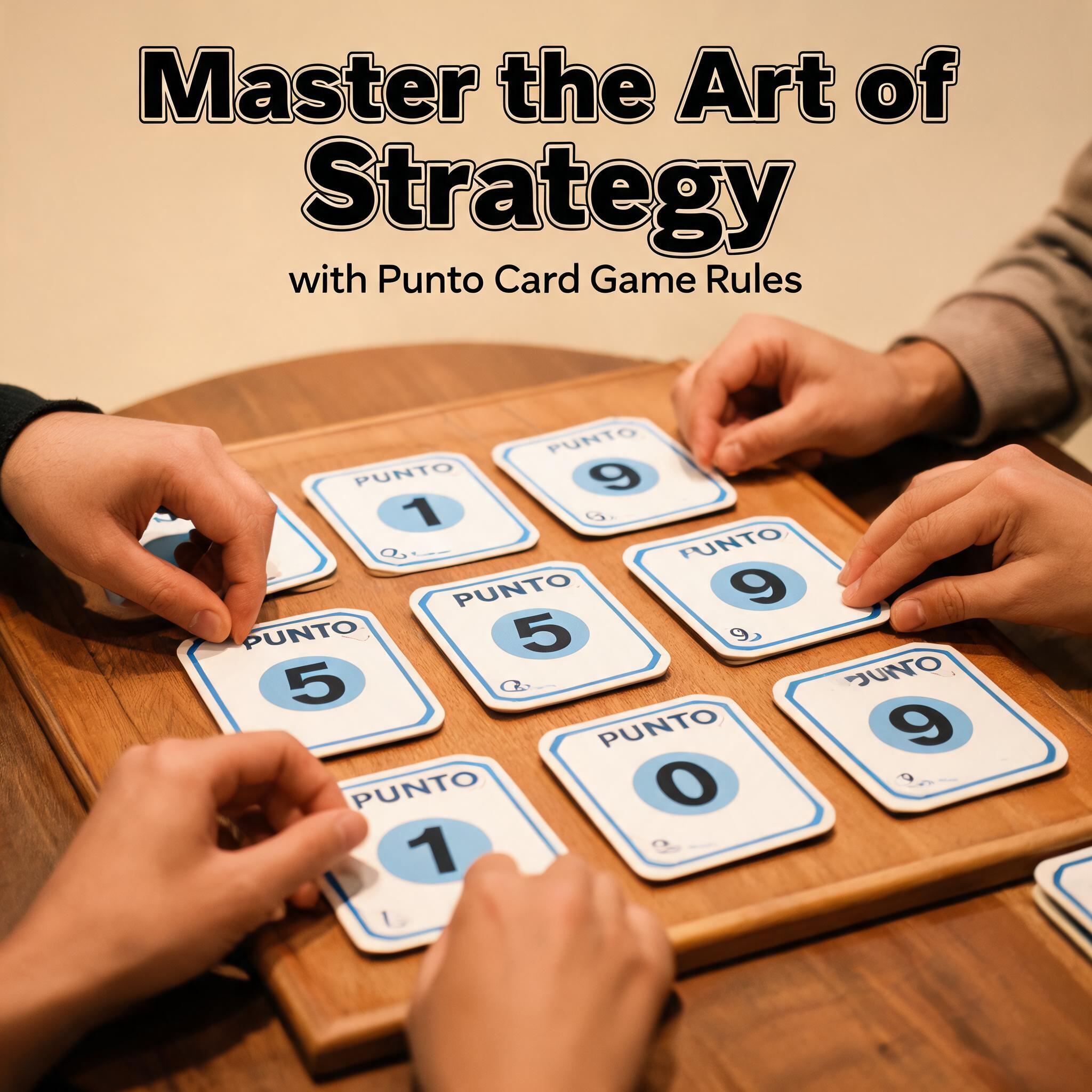 Master the Art of Strategy with Punto Card Game Rules
