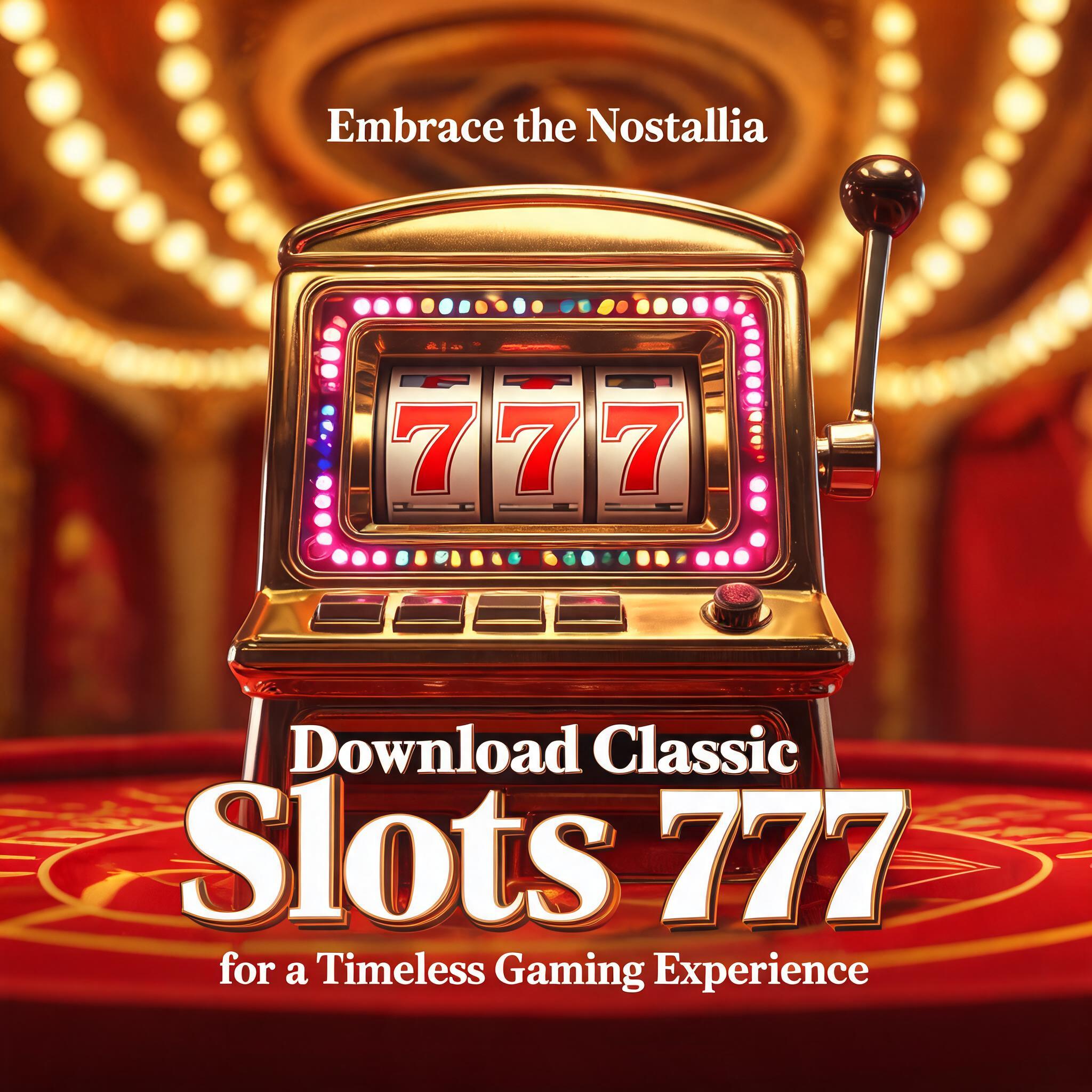 Download Classic Slots 777 for a Timeless Gaming Experience