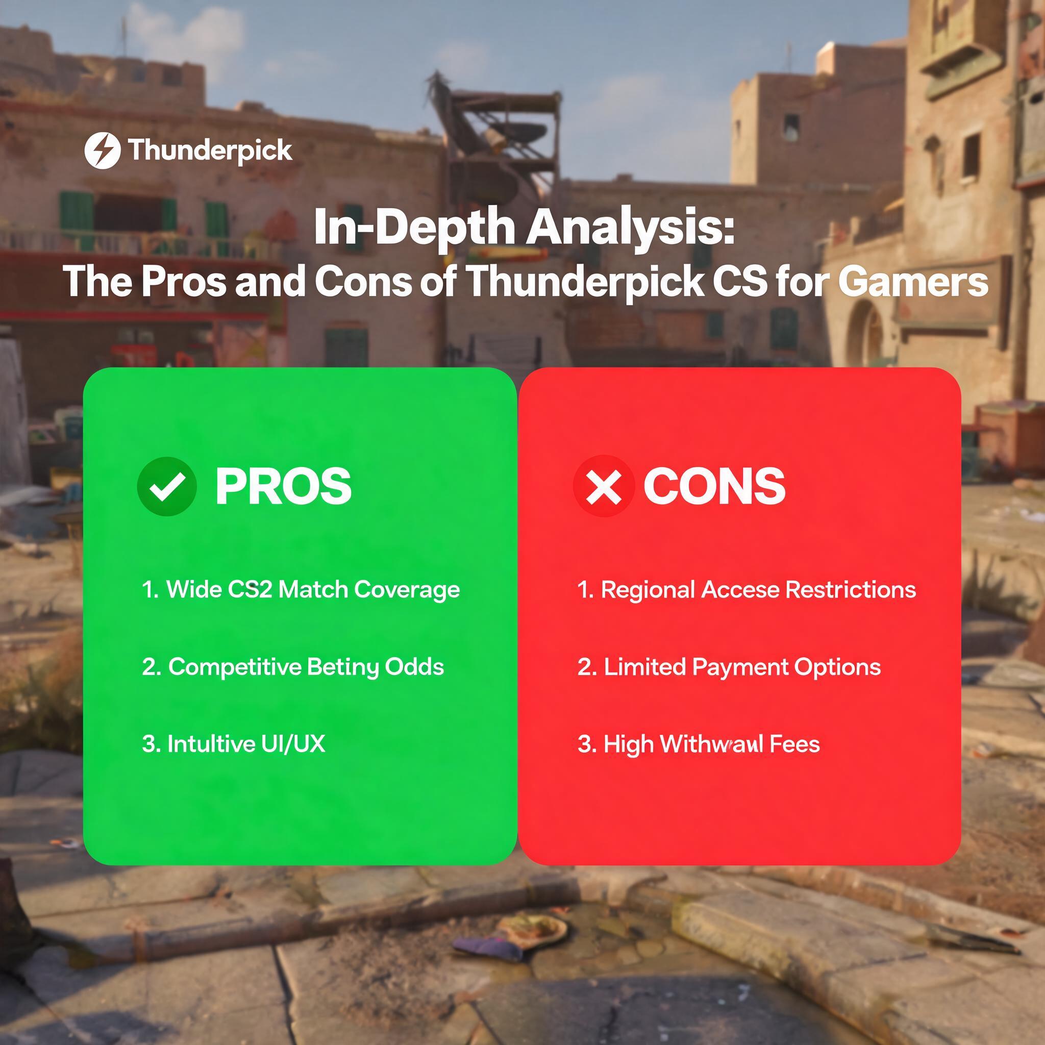 In-Depth Analysis: The Pros and Cons of Thunderpick CS for Gamers The Pros and Cons of Thunderpick CS for Gamers