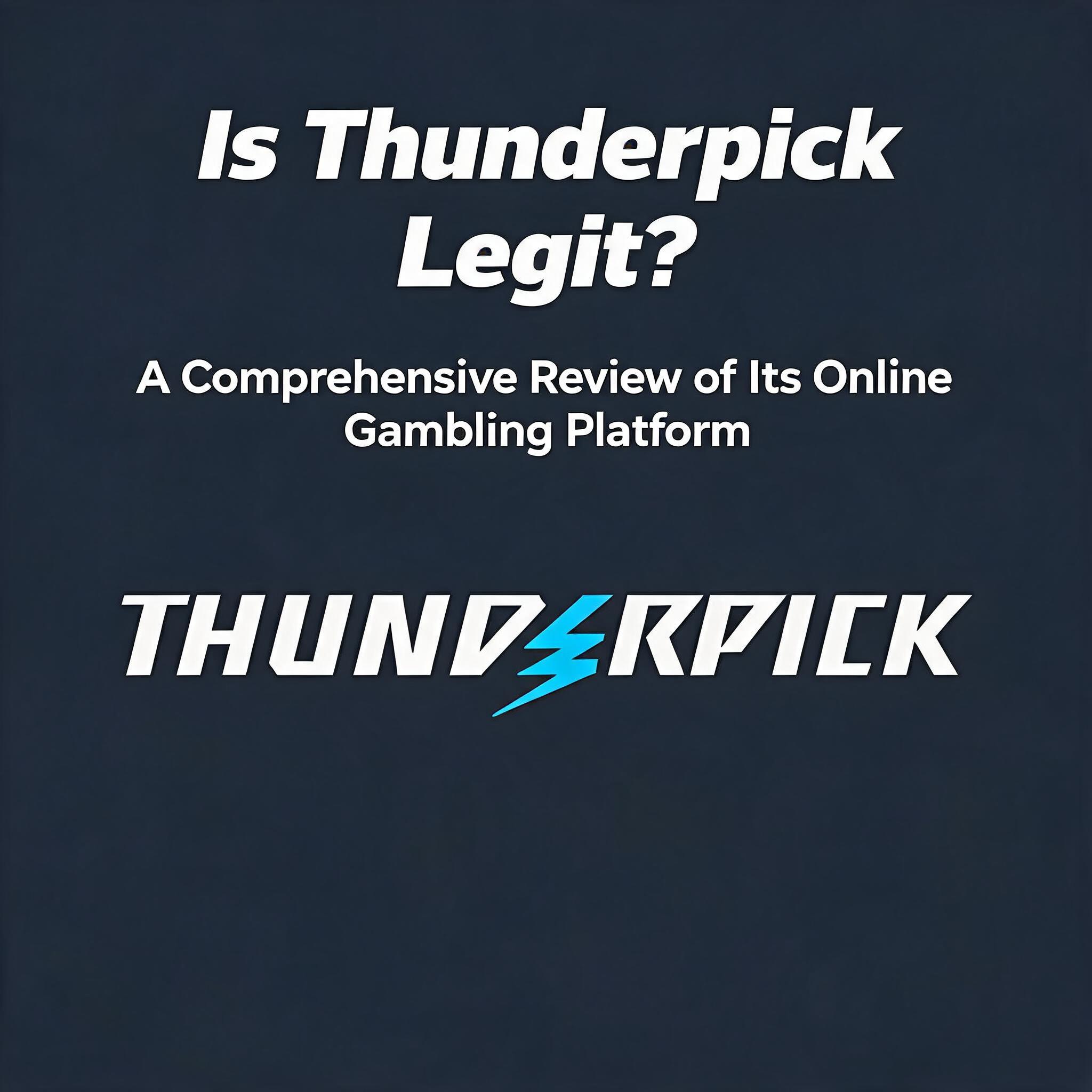 Is Thunderpick Legit? A Comprehensive Review of Its Online Gambling Platform A Comprehensive Review of Its Online Gambling Platform