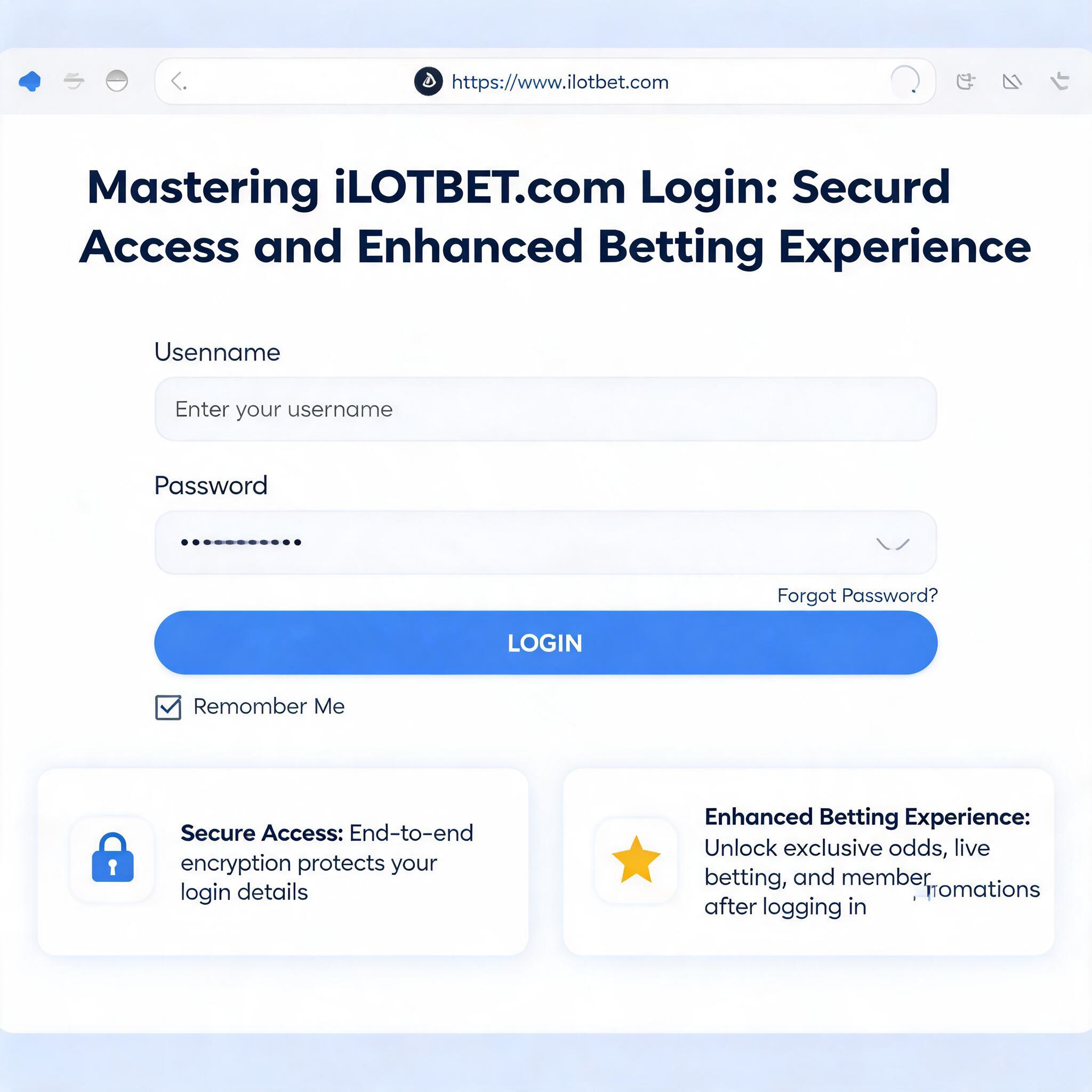 Mastering iLOTBET com Login: Secure Access and Enhanced Betting Experience