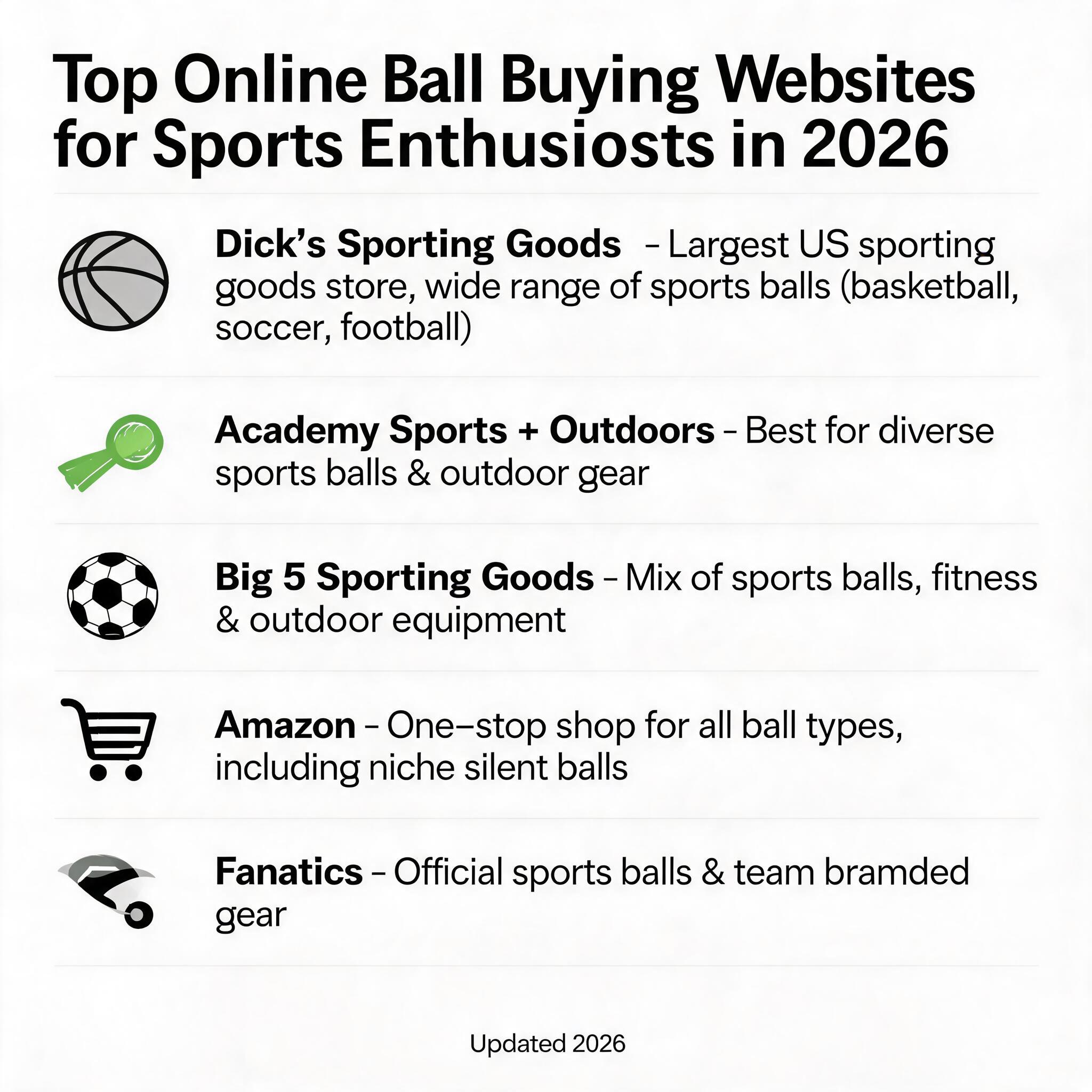 Top Online Ball Buying Websites for Sports Enthusiasts in 2026