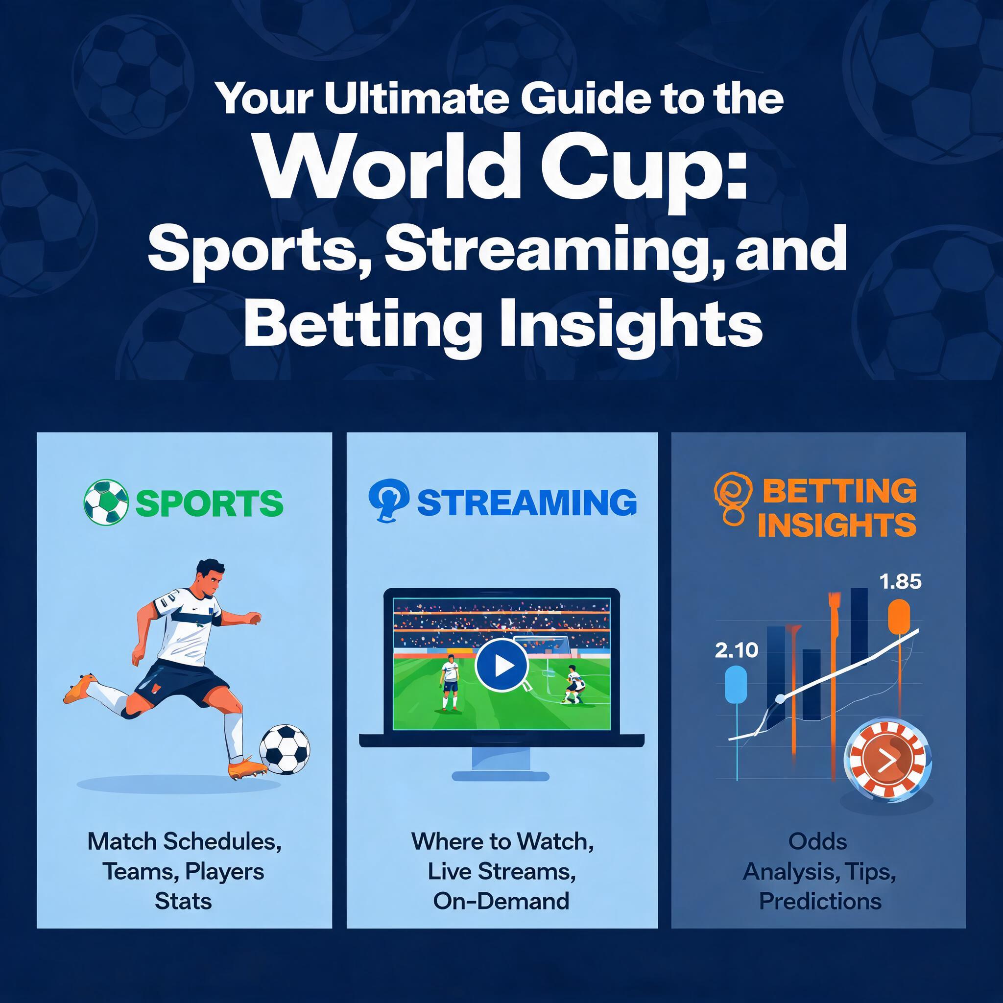 Your Ultimate Guide to the World Cup: Sports, Streaming, and Betting Insights Your Ultimate Guide to the World Cup