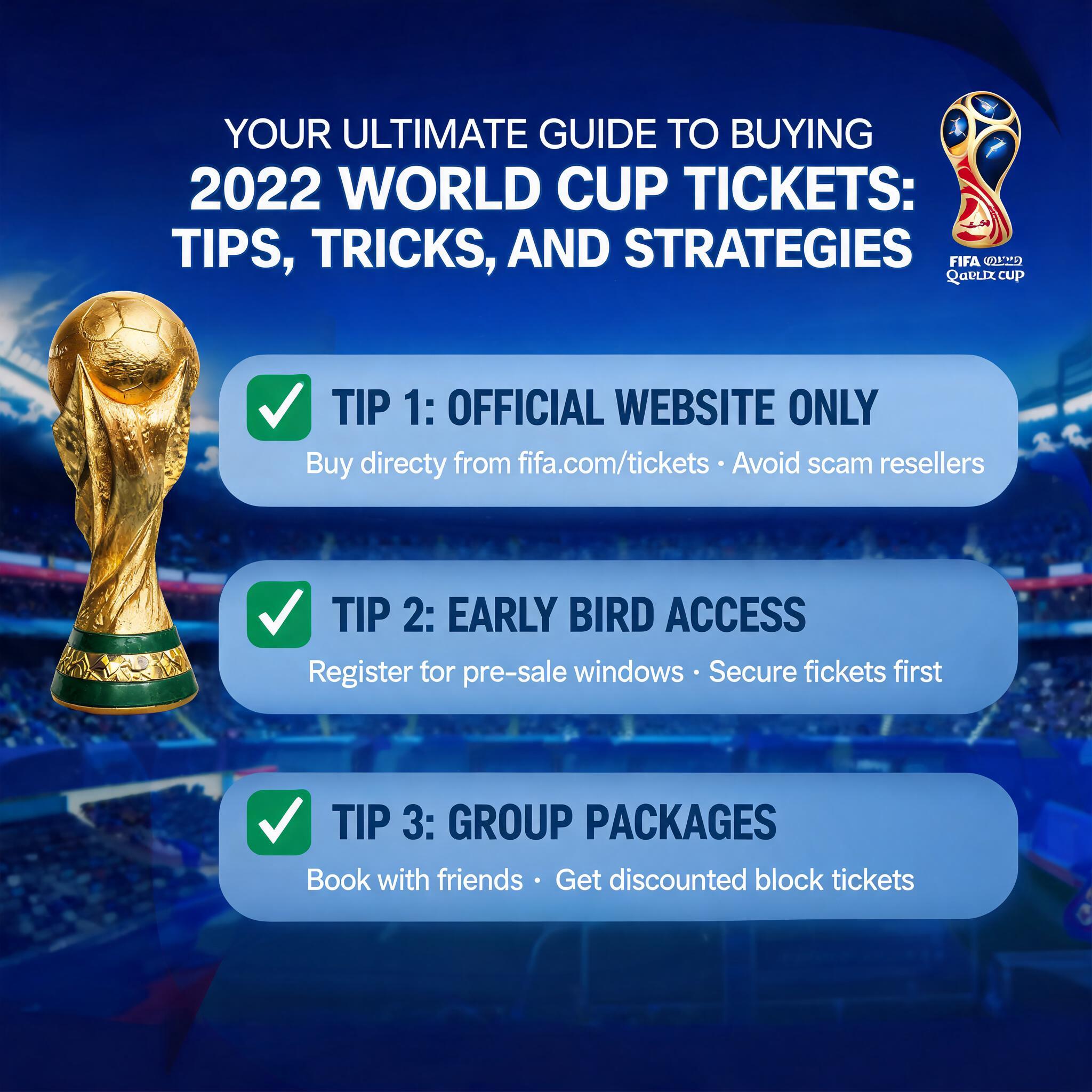Your Ultimate Guide to Buying 2022 World Cup Tickets