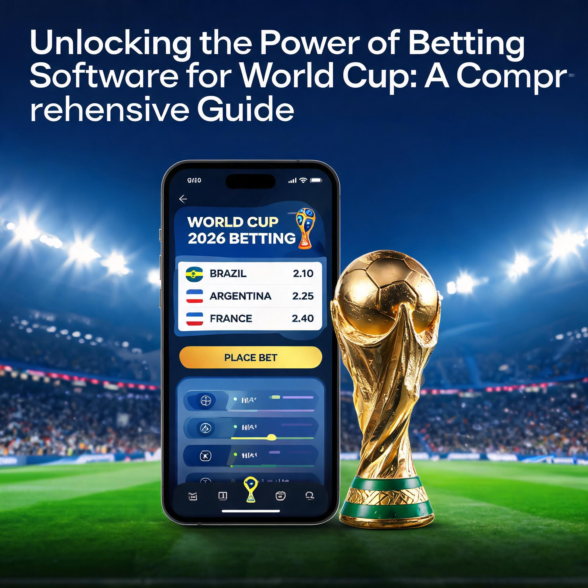 Unlocking the Power of Betting Software for World Cup