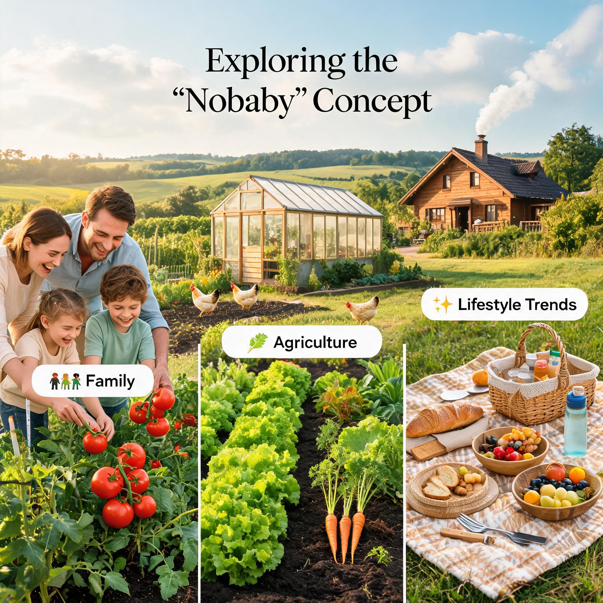 Exploring the 'Nobaby' Concept: Family, Agriculture, and Lifestyle Trends