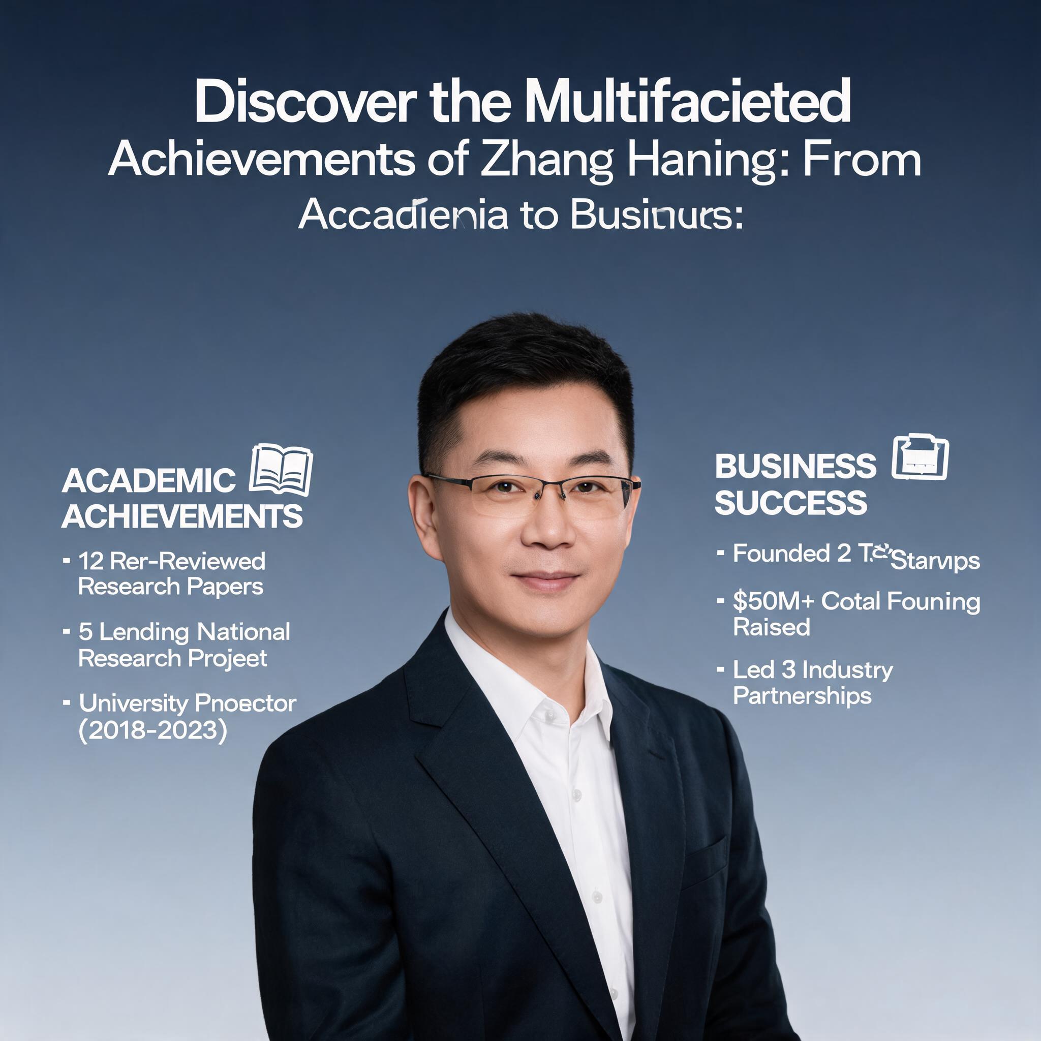 Discover the Multifaceted Achievements of Zhang Haining: From Academia to Business Discover the Multifaceted Achievements of Zhang Haining