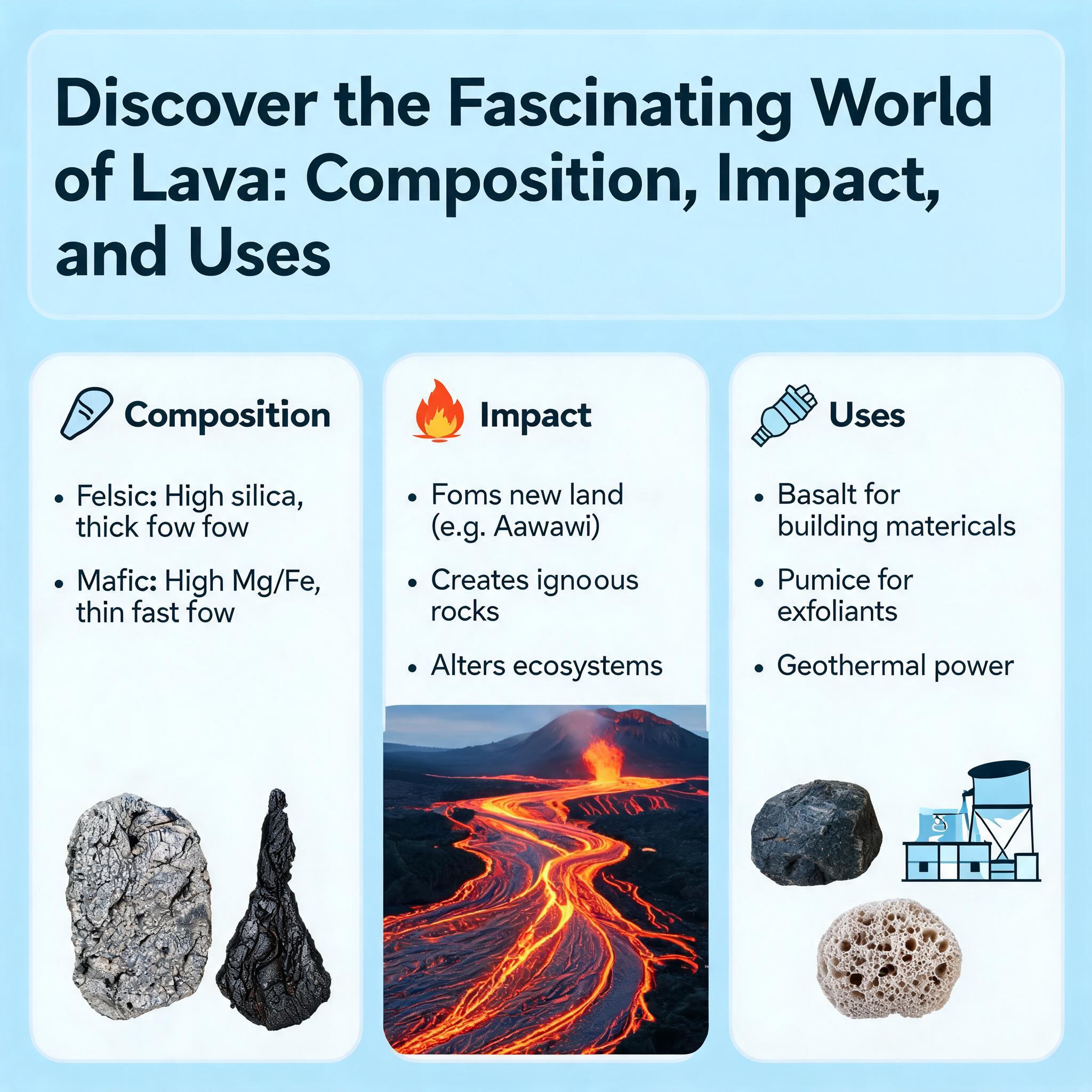 Discover the Fascinating World of Lava: Composition, Impact, and Uses