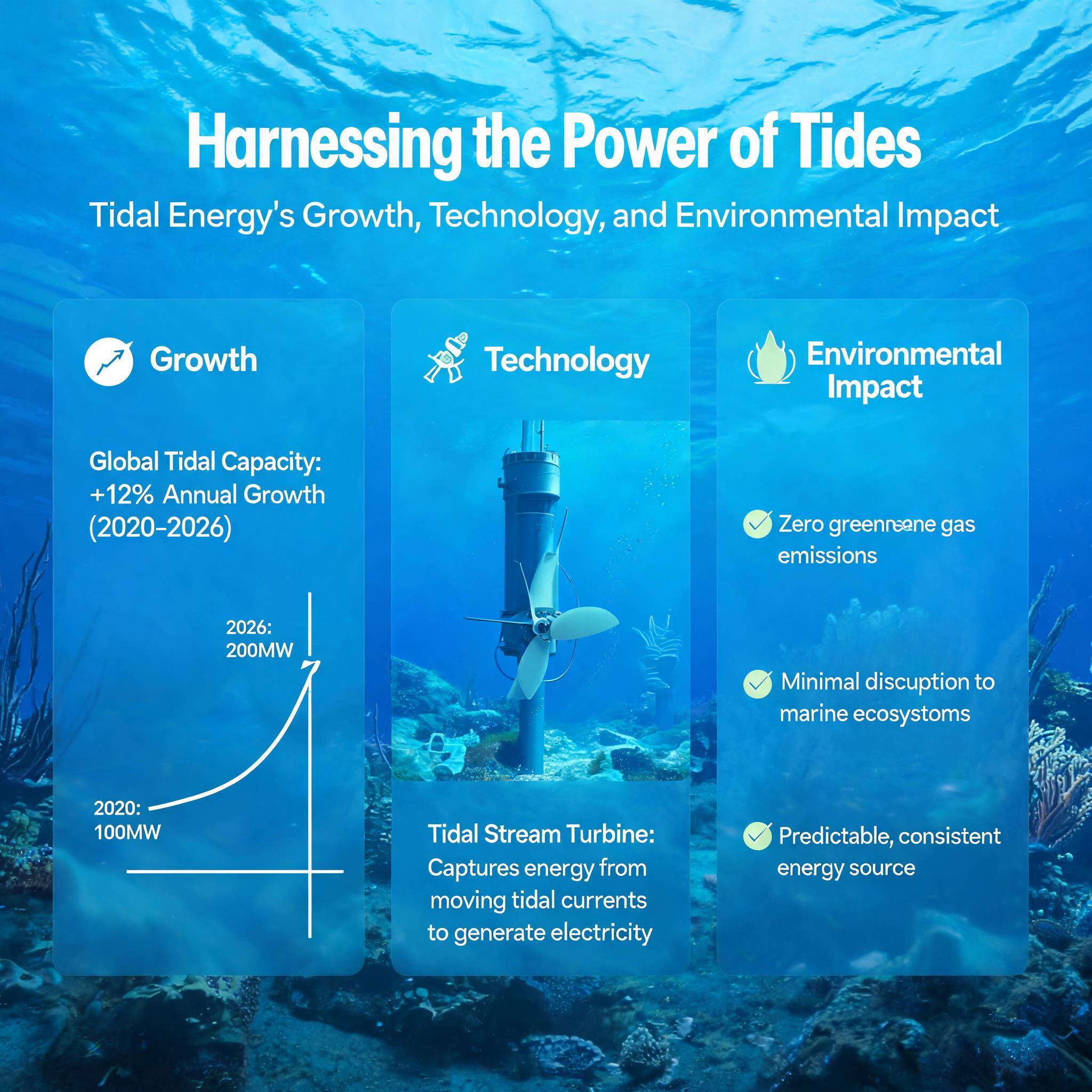 Harnessing the Power of Tides: Tidal Energy's Growth, Technology, and Environmental Impact