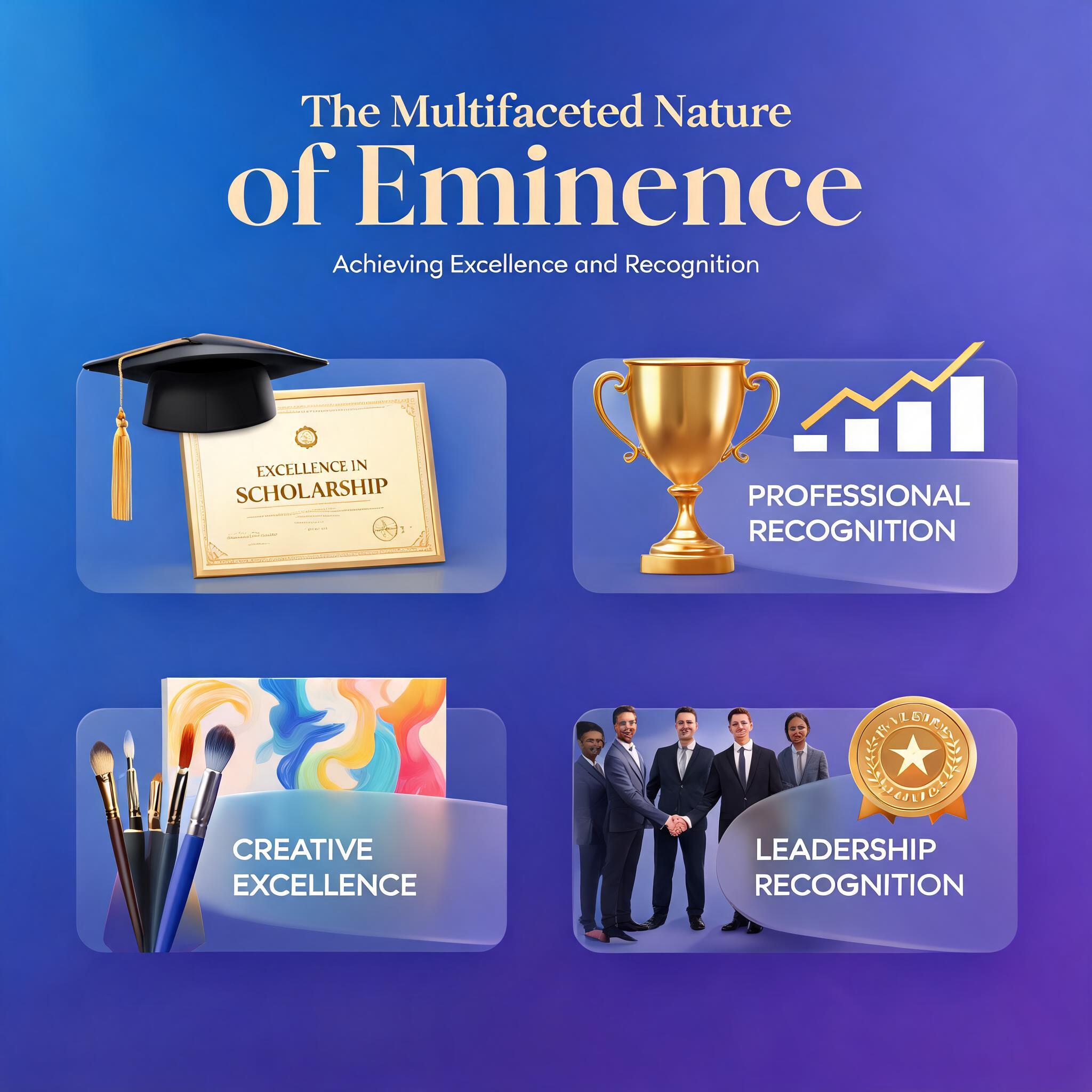 The Multifaceted Nature of Eminence: Achieving Excellence and Recognition
