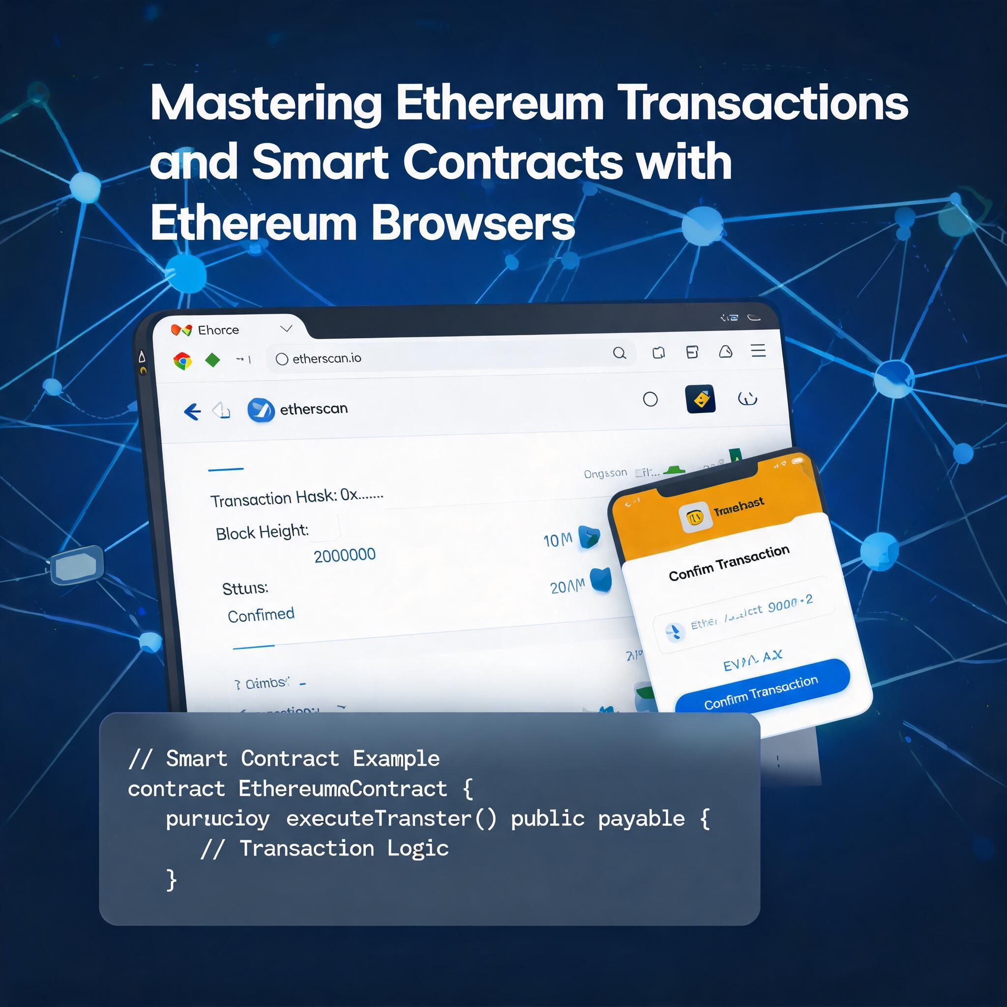 Mastering Ethereum Transactions and Smart Contracts with Ethereum Browsers Mastering Ethereum Transactions and Smart Contracts with Ethereum Browsers