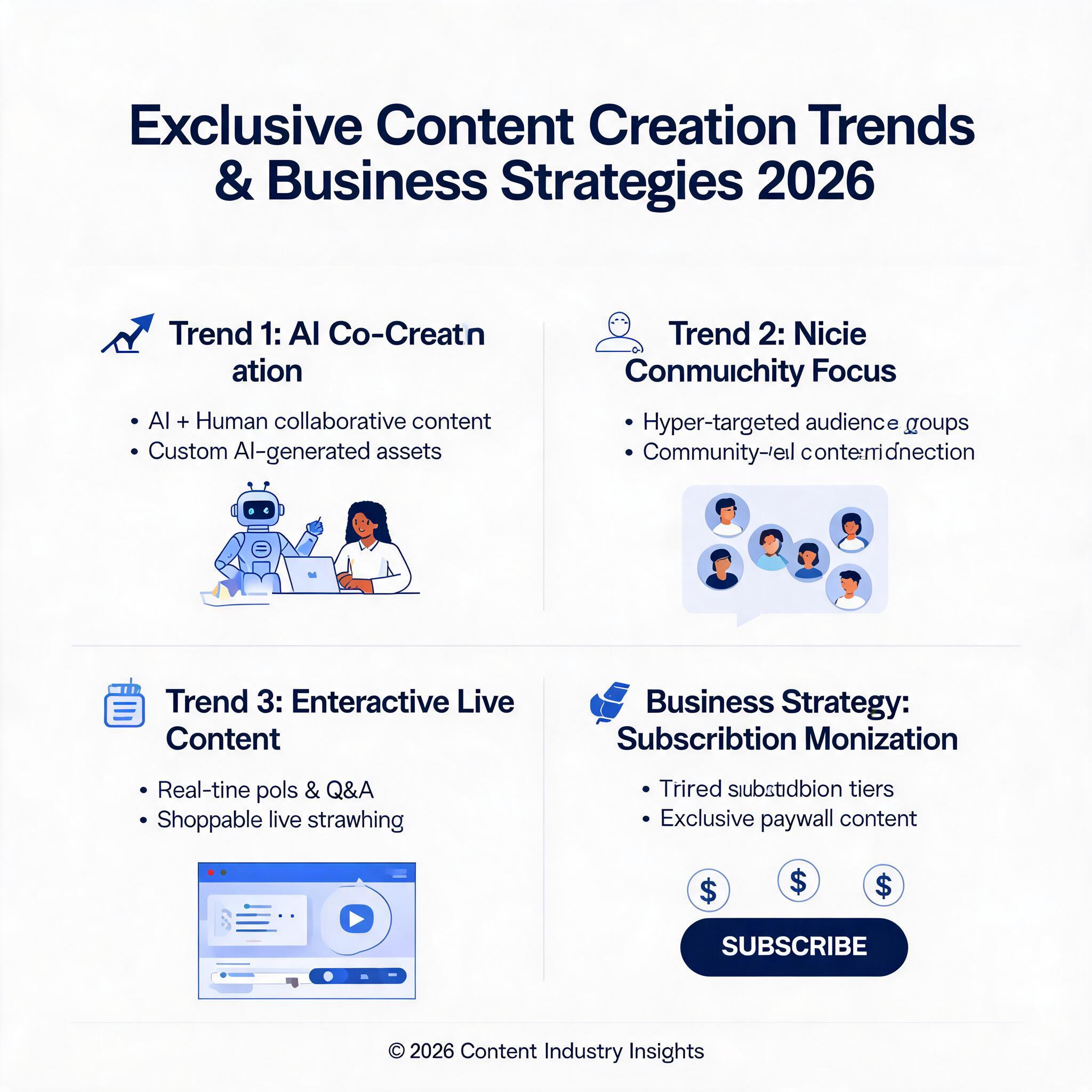 Exclusive Content Creation Trends and Business Strategies in 2026