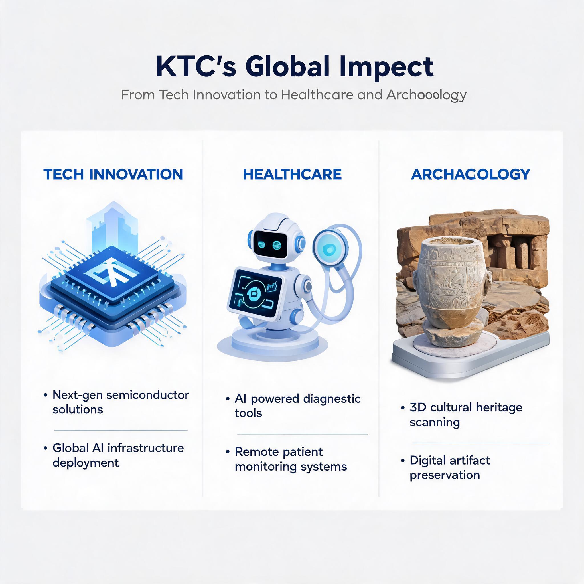 KTC's Global Impact: From Tech Innovation to Healthcare and Archaeology From Tech Innovation to Healthcare and Archaeology