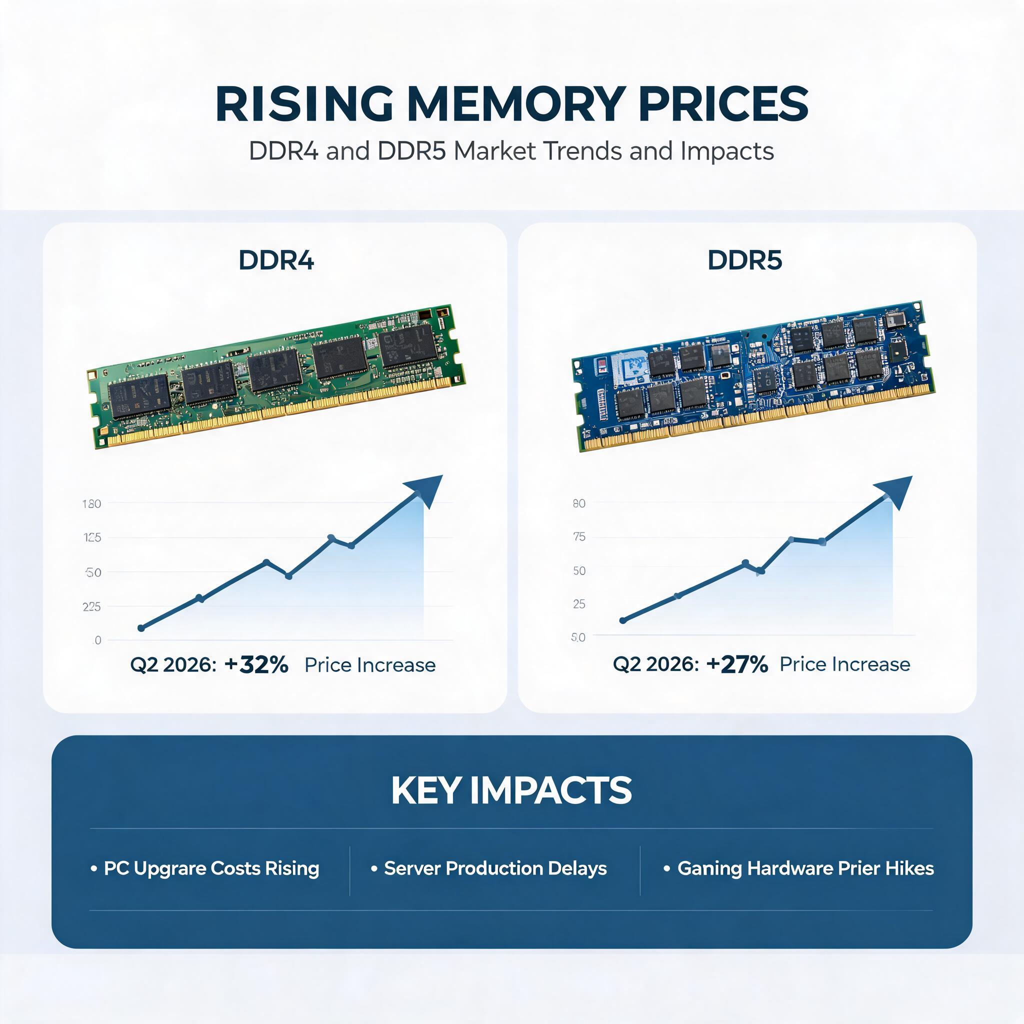 DDR4 and DDR5 Market Trends and Impacts