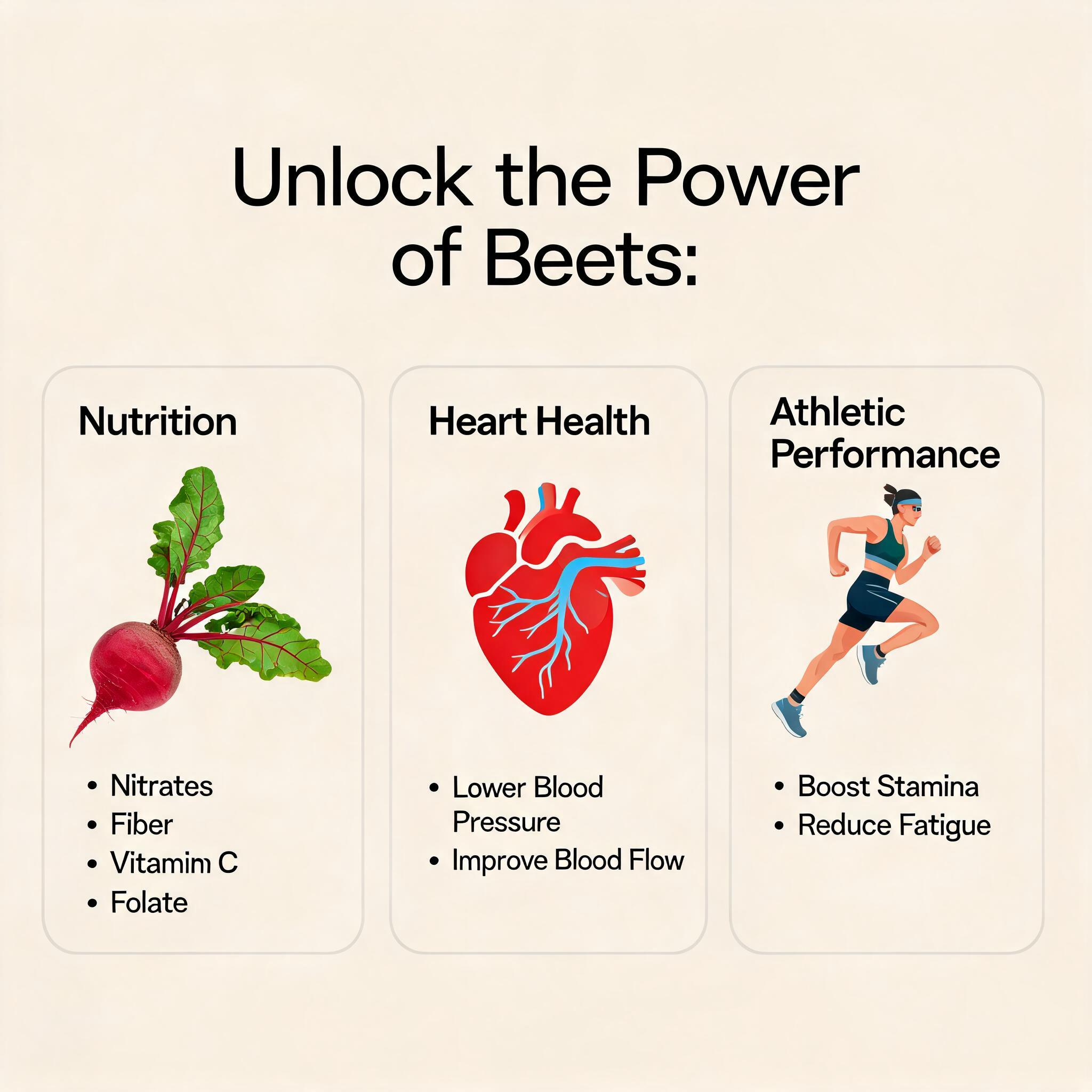 Unlock the Power of Beets: Nutrition, Heart Health, and Athletic Performance Unlock the Power of Beets