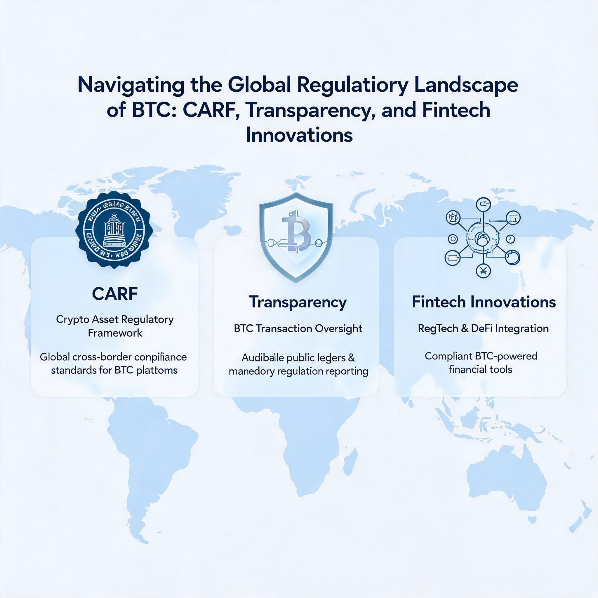 Navigating the Global Regulatory Landscape of BTC: CARF, Transparency, and Fintech Innovations Navigating the Global Regulatory Landscape of BTC