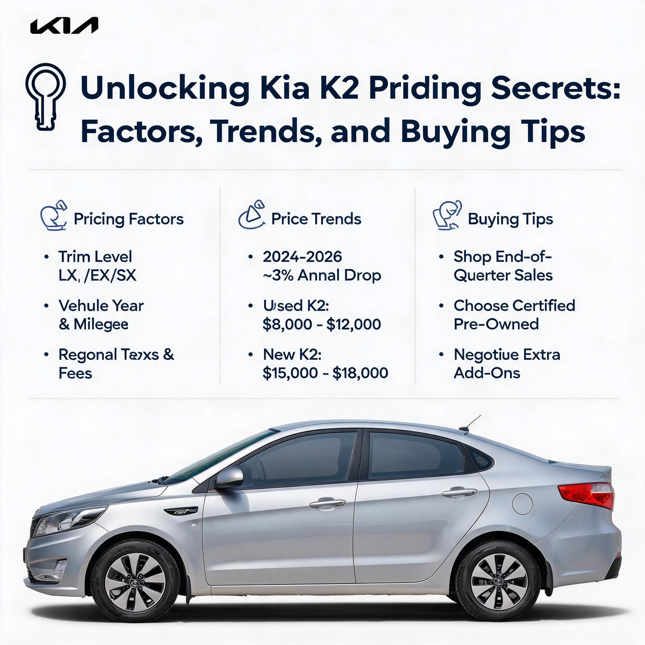 Unlocking Kia K2 Pricing Secrets: Factors, Trends, and Buying Tips Unlocking Kia K2 Pricing Secrets