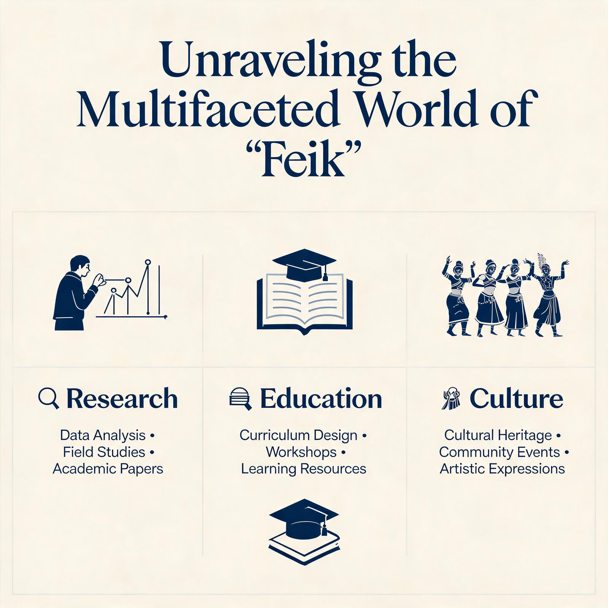 Unraveling the Multifaceted World of 'Feik': Research, Education, and Culture