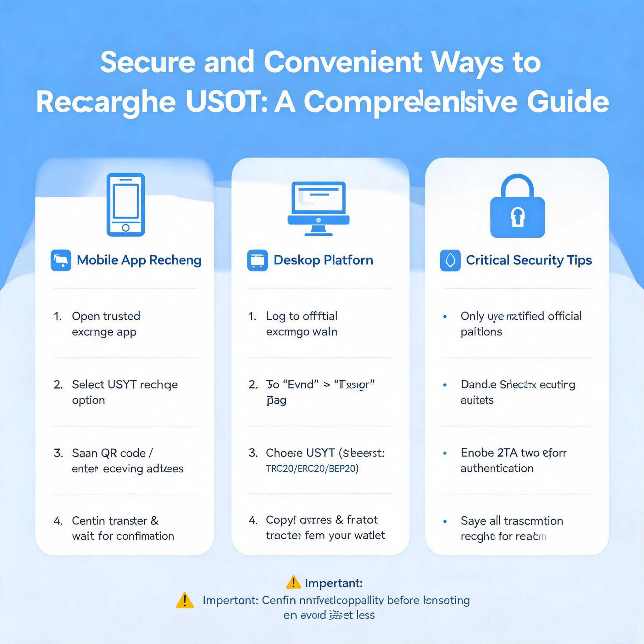 Secure and Convenient Ways to Recharge USDT: A Comprehensive Guide
