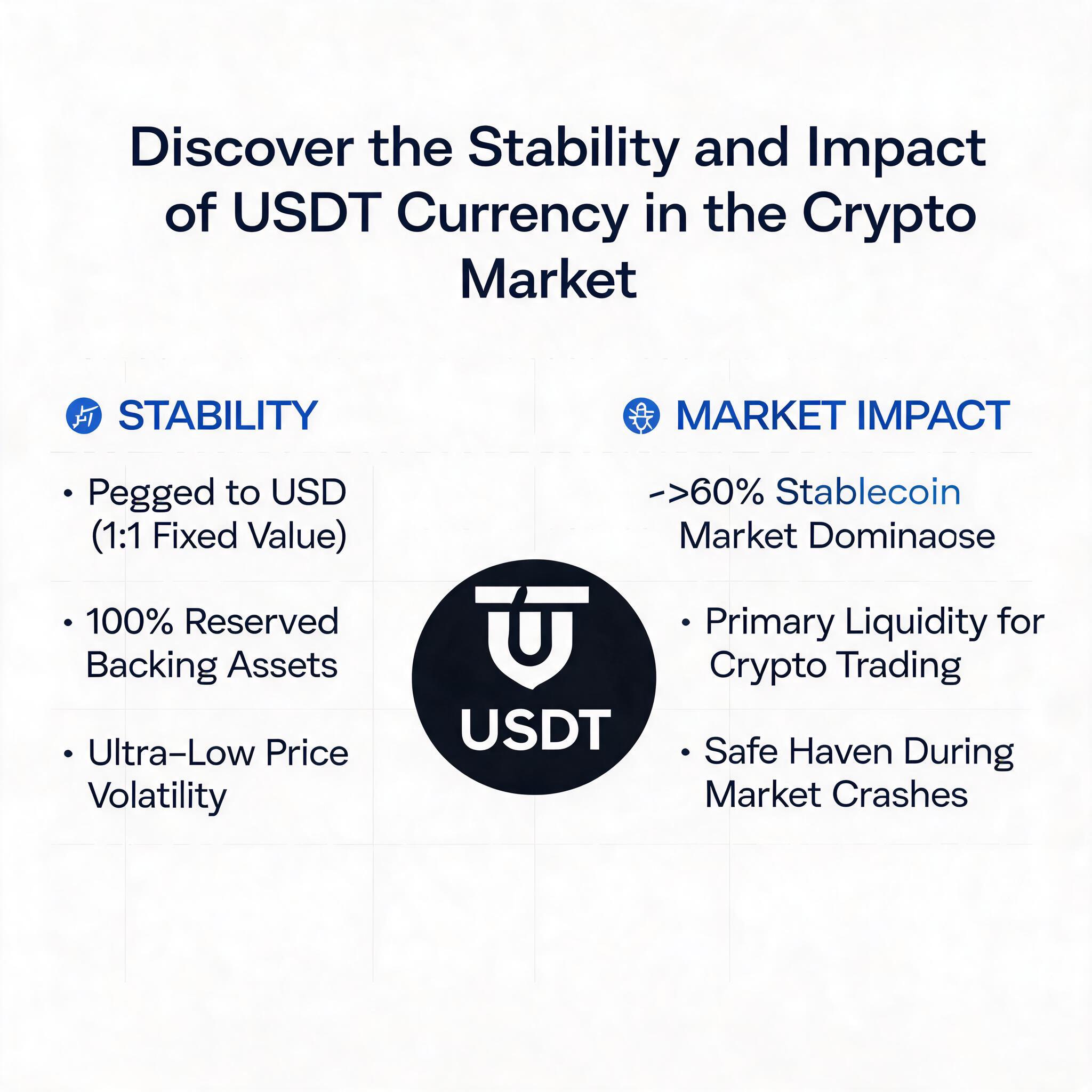 Discover the Stability and Impact of USDT Currency in the Crypto Market