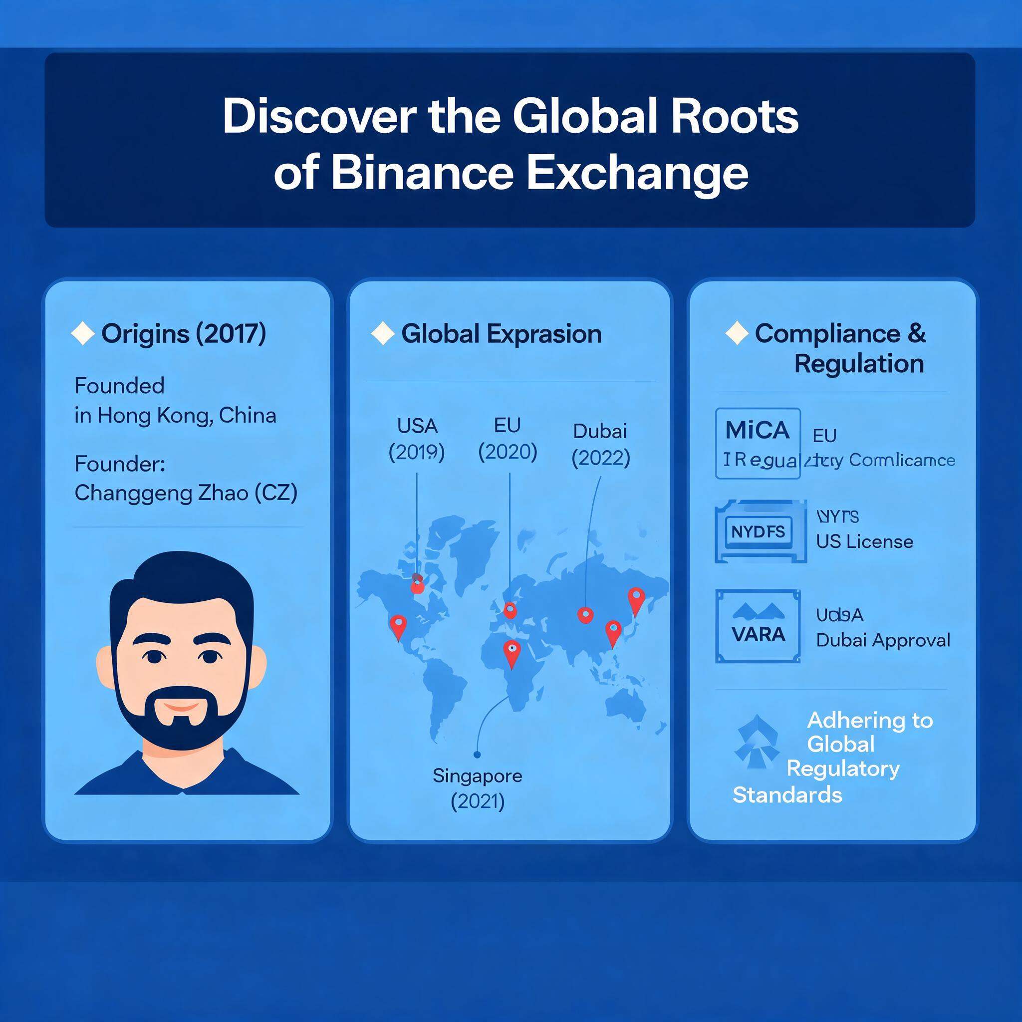 Discover the Global Roots of Binance Exchange: Origins, Expansion, and Compliance