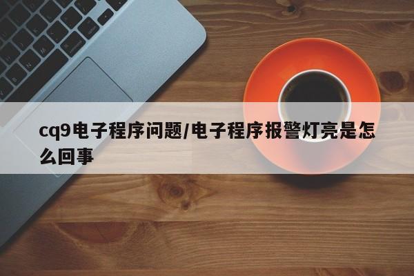 cq9电子程序问题/电子程序报警灯亮是怎么回事